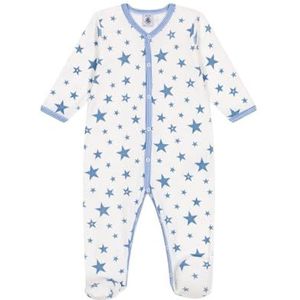 Petit Bateau Unisex baby slaap goed, wit/blauw, 24 Maanden