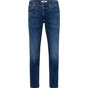 BRAX Heren Skinny Fit Jeans Style Chris Stretch Katoen, blauw (Dark Blue Used 23)., 40W x 32L