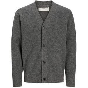 Rddlarry Knit Cardigan L/S Sn, gemengd grijs, L