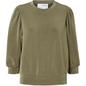 SELECTED FEMME Dames sweatshirt pofmouwen, Kalamata, S