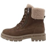 Tom Tailor - Winterlaarzen - Bruin - Suèdeleer - Blokhak