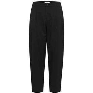 Cream, Dames, Broeken, Zwart, Maat: 3XS