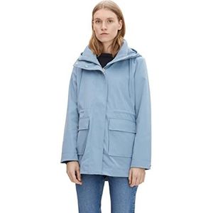 TOM TAILOR Dames Parka met ritssluiting 1030080, 28800 - Faded Denim Blue, XXL