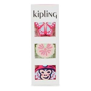 Kipling Bts Pullers Mix, 3 ritstrekkers, 1,1 x 4 x 3 cm, Blossom Fun Mix (divers), Bloesem Fun Mix, Eén maat, Casual