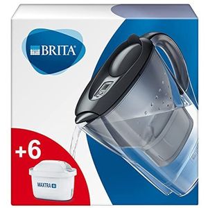 BRITA - Waterfilterkan Marella Cool - 2,4L - Grijs - incl. 6 MAXTRA+ filterpatronen - Voordeelverpakking