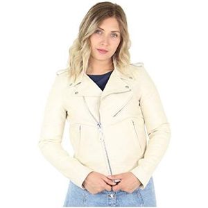 Schott - Perfecto - Dames Jas - Wit - Lamsleer