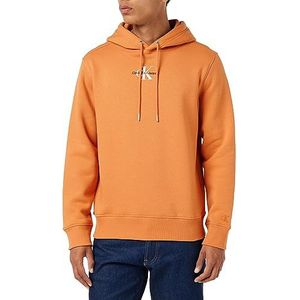 Calvin Klein Jeans Hoodies voor heren, Oranje (verbrande klei), XXL