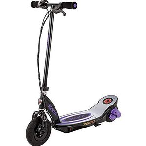 Razor Power Core E100 elektrische scooter - 100 w naafmotor, 8 inch luchtgevulde band, tot 11 mph en 60 minuten rijtijd, voor kinderen vanaf 8 jaar, paars