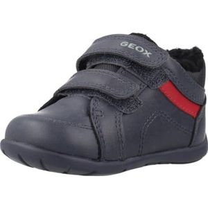 Geox Babyjongens B Elthan Boy A Sneakers, blauw, 19 EU