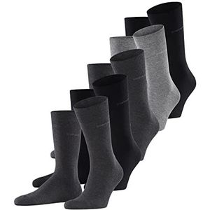 ESPRIT Heren Sokken Solid-Mix Multipack M So katoen eenkleurig 5 paar, Veelkleurig Black Grey Mix 0030, 40-46