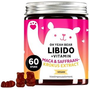 Maca Complex - met hooggedoseerde maca, selenium, saffraanextract & tribulus terrestris fruitextract - 60 stuks - Veganistisch - Bears with Benefits