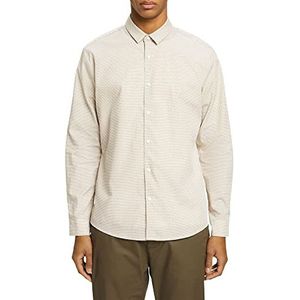 ESPRIT Collection Men's 992EO2F304 Overhemd, 250/KHAKI BEIGE, Standaard, 250/kaki beige, M