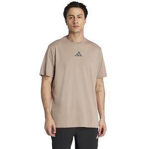 adidas - M CAMO G T - T-shirt - Chalky Brown - Sportief