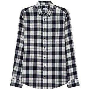 Seidensticker Heren 156032 Hemd, donkerblauw, M