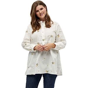 Peppercorn Damen dixie curved Shirt, 0001p White Pr, 56 Große Größen EU
