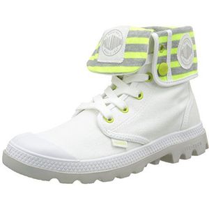 Palladium Baggy Lit W Hoge sneakers voor dames, Wit C01 White Vapor Lime Punch, 37 EU