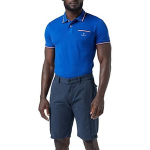 camel active Heren 496900/7F08 Shorts, Blauw, 32W