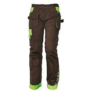 CERVA 0302 0209 87 Yowie Lady Broek, bruin/groen, maat 46, 20 stuks