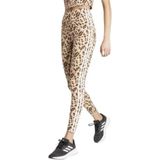 adidas Dames Essentials 3 strepen Animal Print Legging Leggings, L