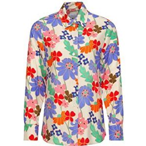 Seidensticker Damesblouse met lange mouwen, regular fit, Crème, 38