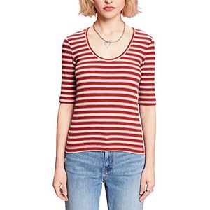 ESPRIT Dames 043EE1K334 T-shirt, 805/TERRACOTTA, XXS, 805/terracotta., XXS