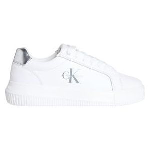 Sneakers - Zwart - Leer - Met Plateau