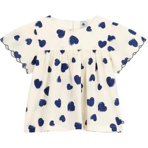 Petit Bateau Carole_h25 Dagkleding, Melk/Nacht, 12 Jaar voor Meisjes, melk/nacht, 12 Jaren