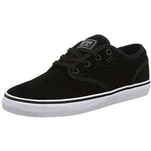 Globe heren motley skateboardschoenen, Zwarte suède., 40 EU