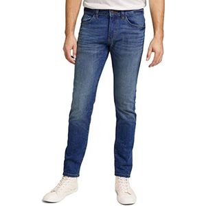 TOM TAILOR Uomini Troy Slim Jeans 1029762, 10281 - Mid Stone Wash Denim, 31W / 32L