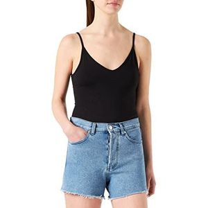 HUGO Geina jeansshort voor dames, Turquoise/Aqua440, 28W Regular