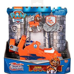 PAW Patrol Rescue Knights - Transformerende Zuma-speelgoedvoertuig met actiefiguur