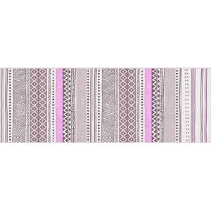 VINILIKO Tribal Pink Vinyl tapijt, meerkleurig, 50 x 140 cm
