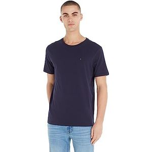 Tommy Hilfiger Heren T-shirts met korte mouwen, blauw (navy blazer), L