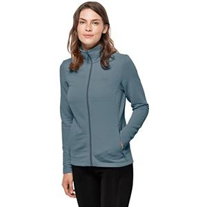 Jack Wolfskin Dames Modesto Jas W, Blauwgroen Grijs, XS