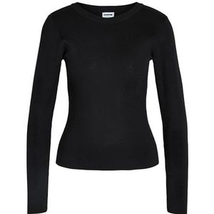 Gebreide Trui - Zwart - Viscose/Polyester - Lange Mouwen