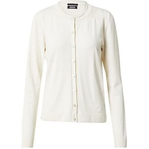 Sisley Dames L/S 14ETM5203 Cardigan Sweater, Bianco 10R, XS
