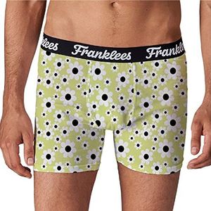 Franklees Boxerslip voor heren Galaxy, Retro Madeliefjes, S