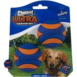 Chuckit - Ultra Squeaker Ball 2 Pack - 1 stuk