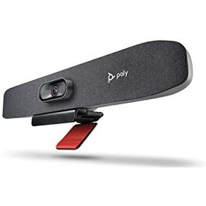 Poly Studio R30 – 4K videoconferentiesysteem (Plantronics) – camera, microfoon en luidsprekers voor kleine ruimtes – tracking van presentatoren, NoiseBlockAI, spreker-framing – plug & play,
