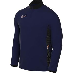 Nike - Academy 25 - Trainingstrui - Donkerblauw Zwart Oranje - 1/4-Zip
