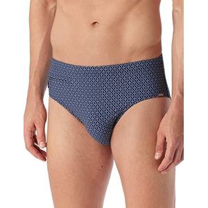 Schiesser Comfortabele zwembroek voor heren, Donkerblauw patroon, M