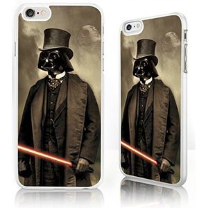 Star Wars beschermhoes voor iPhone 5C, motief: Lord D Vader, wit