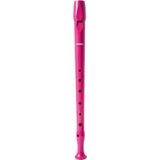 Hohner 9508 fluit roze hoes groen transparant