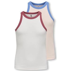 ONLY GIRLS - Tanktop - 2-pack - Mouwloos