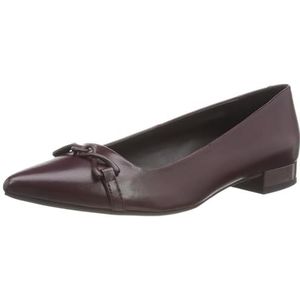 Geox D Charyssa C Ballet Flat voor dames, wijn, 38.5 EU