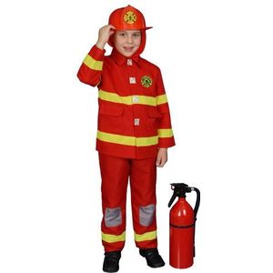 Dress Up America Deluxe Brandweerman Kostuum En Helm Voor Kinderen