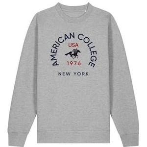 AMERICAN COLLEGE USA JOGGING SET HEREN GRIJS MAAT L DECONTRACTE, Grijs, L
