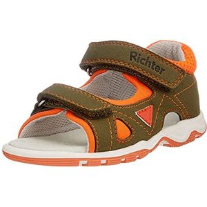Richter Kinderschuhe Jumbo sandalen voor jongens, 8101 Scandinavisch Neon Oranje, 21 EU