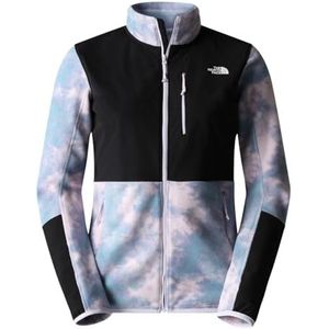 THE NORTH FACE Diablo Sweatshirt Lavender Fog Glacier Dye Print-TNF Zwart L