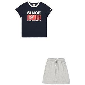 Champion Legacy Graphic Crewneck Set met grote print voor kinderen, Blauw (BS501), 11-12 jaar